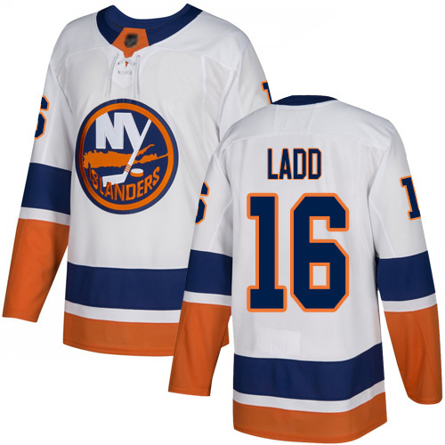Reebok Men's Andrew Ladd Authentic White Away Jersey: NHL #16 New York Islanders