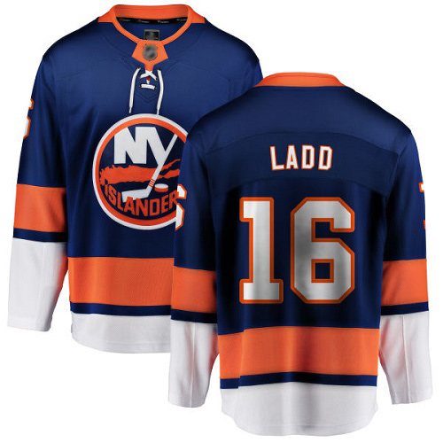 Fanatics Branded Youth Andrew Ladd Breakaway Royal Blue Home Jersey: NHL #16 New York Islanders