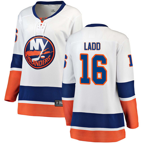 Fanatics Branded Women's Andrew Ladd Breakaway White Away Jersey: NHL #16 New York Islanders