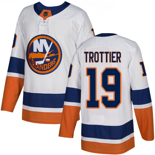 Youth Bryan Trottier Authentic White Away Jersey: Hockey #19 New York Islanders