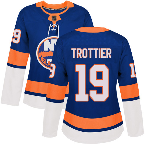 Women's Bryan Trottier Premier Royal Blue Home Jersey: Hockey #19 New York Islanders