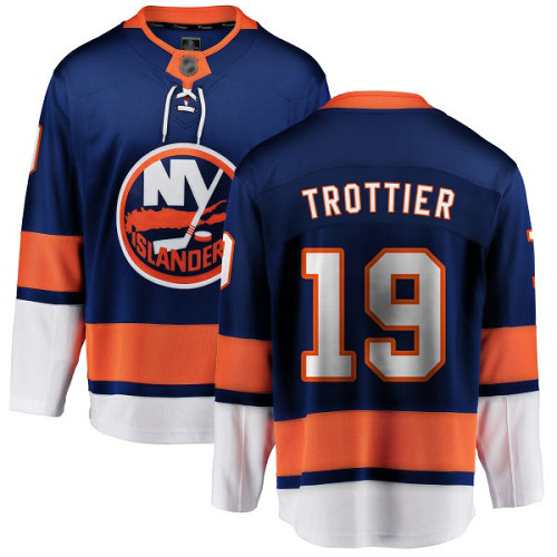 Fanatics Branded Men's Bryan Trottier Breakaway Royal Blue Home Jersey: Hockey #19 New York Islanders