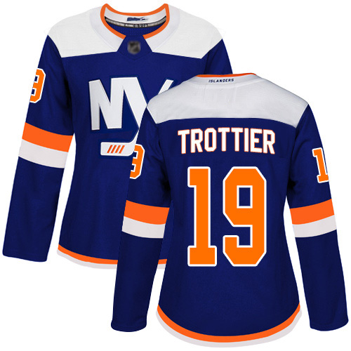 Women's Bryan Trottier Premier Blue Alternate Jersey: Hockey #19 New York Islanders