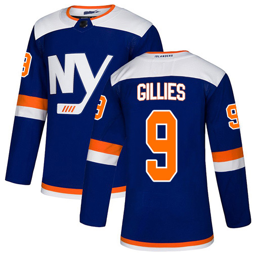 Adidas Men's Clark Gillies Premier Blue Alternate Jersey: NHL #9 New York Islanders