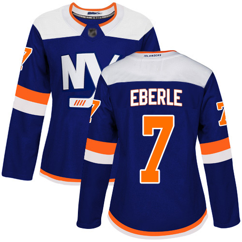 Adidas Women's Jordan Eberle Authentic Blue Alternate Jersey: NHL #7 New York Islanders