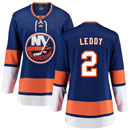 Fanatics Branded Women's Nick Leddy Breakaway Royal Blue Home Jersey: NHL #2 New York Islanders