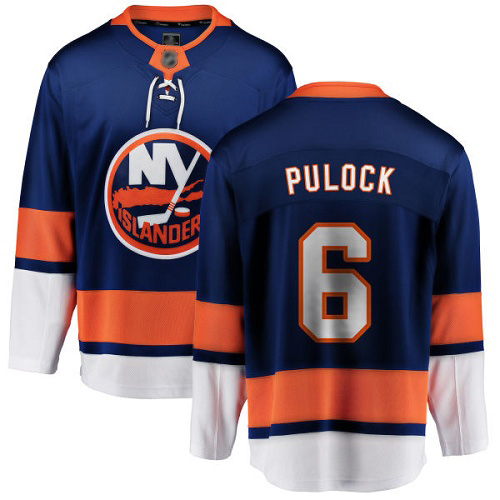 Fanatics Branded Youth Ryan Pulock Breakaway Royal Blue Home Jersey: NHL #6 New York Islanders