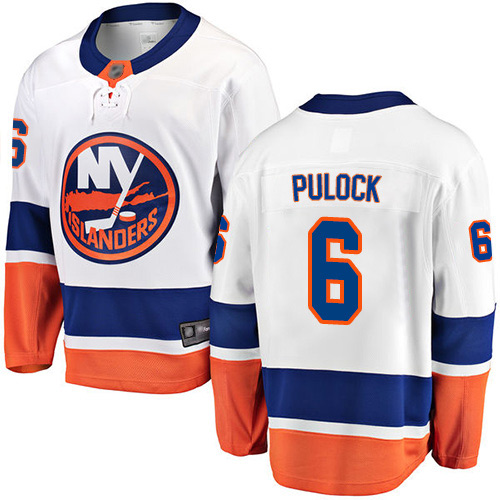 Fanatics Branded Youth Ryan Pulock Breakaway White Away Jersey: NHL #6 New York Islanders