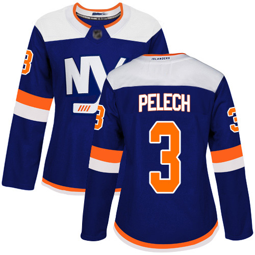 Women's Adam Pelech Premier Blue Alternate Jersey: Hockey #3 New York Islanders
