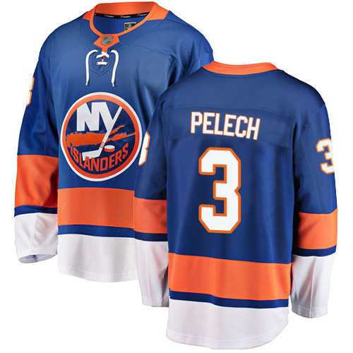 Fanatics Branded Men's Adam Pelech Breakaway Royal Blue Home Jersey: Hockey #3 New York Islanders