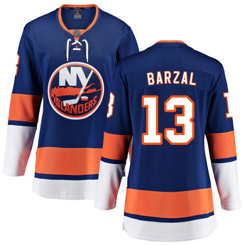 Fanatics Branded Women's Mathew Barzal Breakaway Royal Blue Home Jersey: NHL #13 New York Islanders
