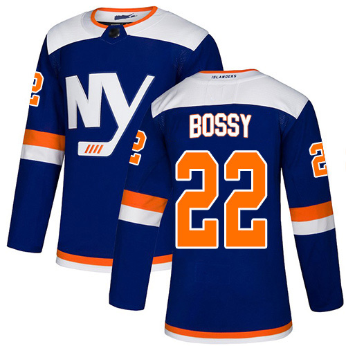 Adidas Men's Mike Bossy Premier Blue Alternate Jersey: NHL #22 New York Islanders