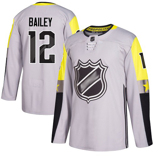 Youth Josh Bailey Authentic Gray Jersey: Hockey #12 New York Islanders 2018 All-Star Metro Division
