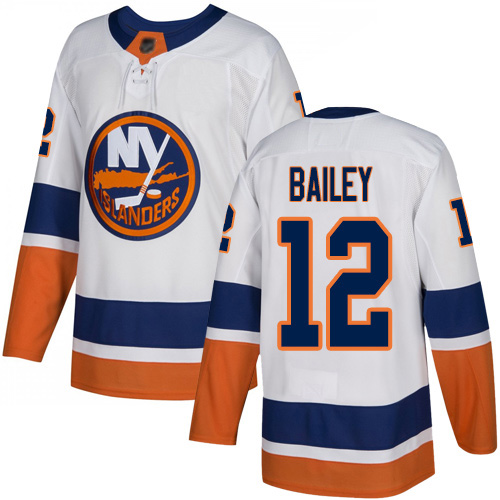 Youth Josh Bailey Authentic White Away Jersey: Hockey #12 New York Islanders