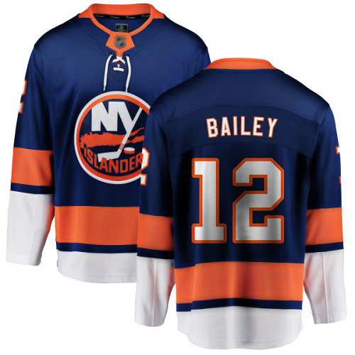 Fanatics Branded Youth Josh Bailey Breakaway Royal Blue Home Jersey: Hockey #12 New York Islanders