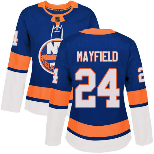 Adidas Women's Scott Mayfield Premier Royal Blue Home Jersey: NHL #24 New York Islanders