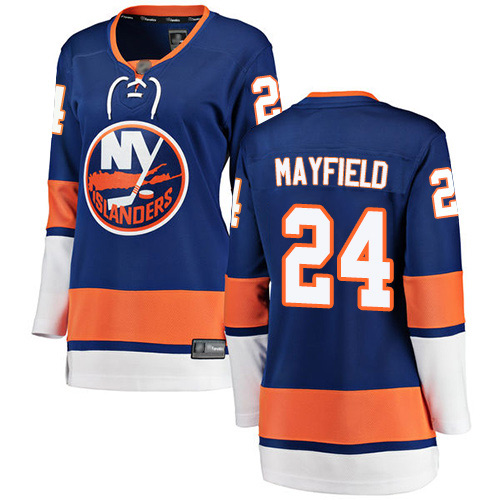 Fanatics Branded Women's Scott Mayfield Breakaway Royal Blue Home Jersey: NHL #24 New York Islanders