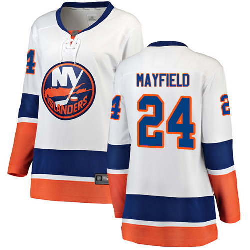 Fanatics Branded Women's Scott Mayfield Breakaway White Away Jersey: NHL #24 New York Islanders