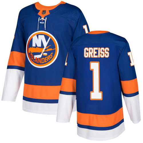 Adidas Youth Thomas Greiss Premier Royal Blue Home Jersey: NHL #1 New York Islanders