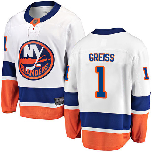 Fanatics Branded Youth Thomas Greiss Breakaway White Away Jersey: NHL #1 New York Islanders